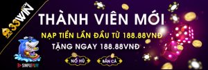 Khuyến mãi thành viên mới Win33