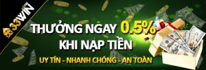 Khuyến Mãi Nạp tiền Win33